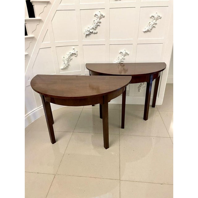 Large Antique George III Figured Mahogany Metamorphic Dining Table, 1800s For Sale - Image 9 of 14