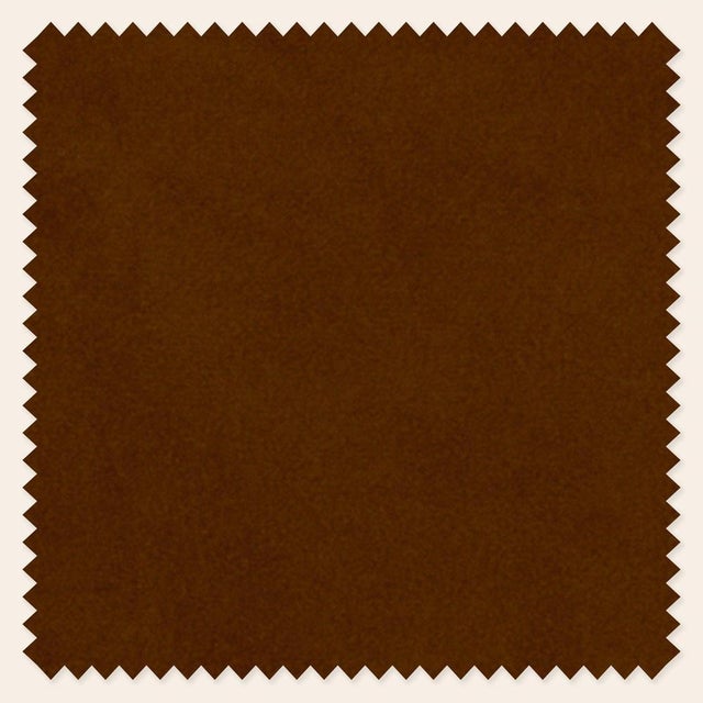 Textile Piero Ottoman in Velvet by Ceraudo For Sale - Image 7 of 9