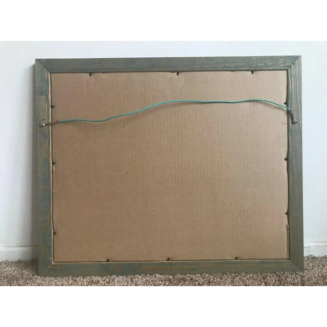 Original 1976 Carolyn H Evridge "Worked Out" Watercolor Signed Painting For Sale - Image 4 of 7