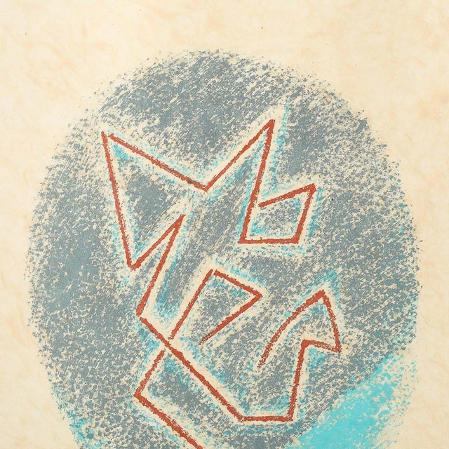 1970s Lithograph on Japon Paper by André Masson Edition 70/101 For Sale - Image 5 of 11