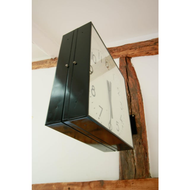 Metal Station Wall Clock, 1960s For Sale - Image 7 of 18
