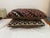 lovely pair of vintage Kilim pillows showing the artisans sensibilities reflected in the quality of their fabrication and...