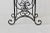 Vintage Ornate Foldable Wrought Iron Plant Stand For Sale In Miami - Image 6 of 10