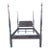 Vintage Solid Wood Four-Poster Queen Bed Frame For Sale