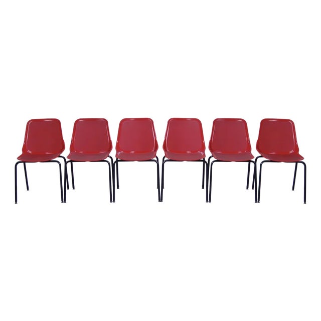 Chairs from MIM, Rome, 1960s, Set of 6 For Sale