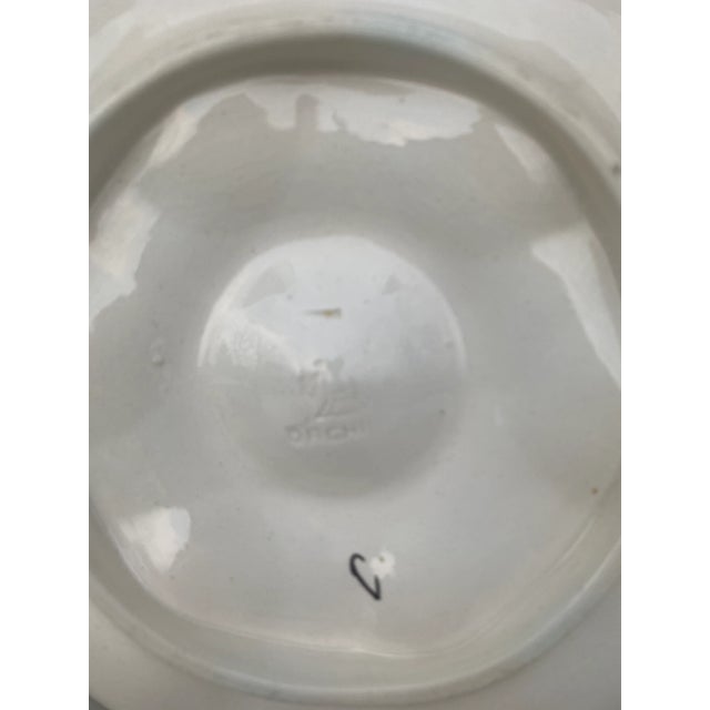 Orchies French Majolica Oyster Plate Orchies, Circa 1910 For Sale - Image 4 of 5