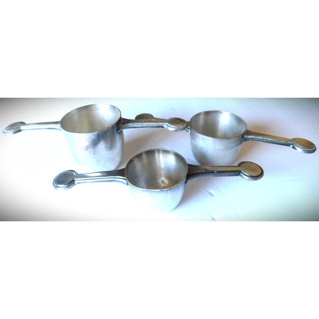Antique Pewter Barbell Jigger Three Piece Set, C. 1939 For Sale - Image 10 of 12