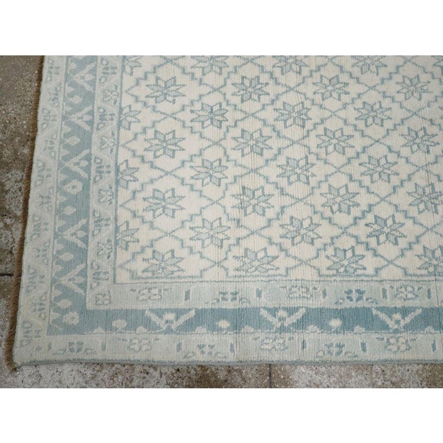 Galerie Shabab Collection Mid-20th Century Indian Cotton Agra Rug For Sale In New York - Image 6 of 9