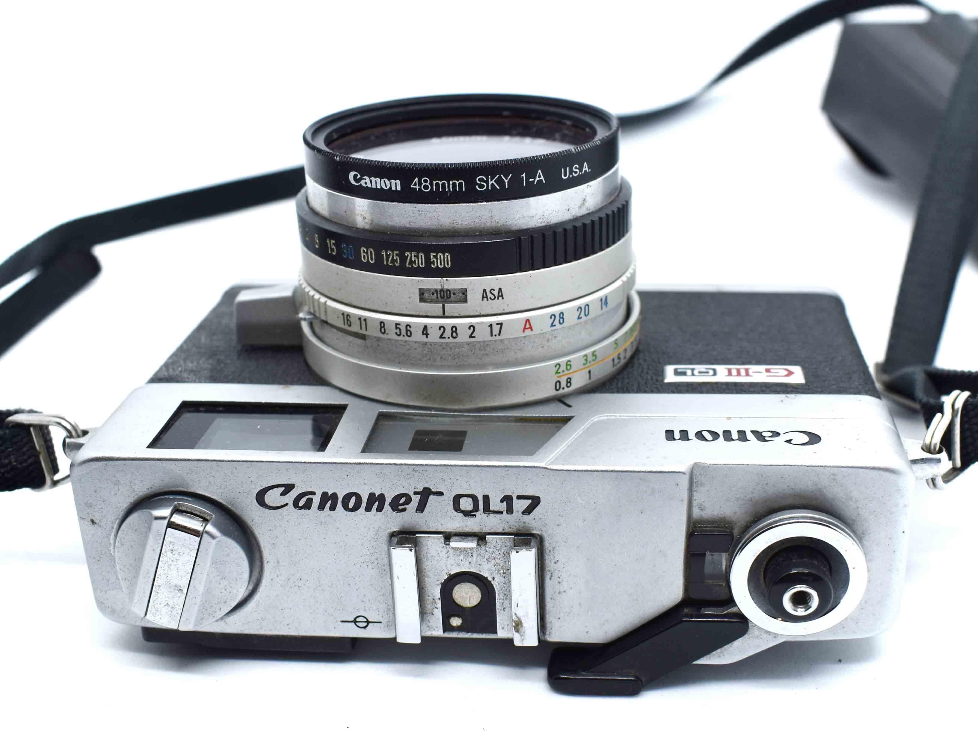 1970 Canon Canonet G-Iii Ql17 Rangefinder Film Camera With