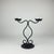 Rustic Libby Candlestick | Handcrafted Dual-Arm Metal Candle Holder for Elegant Decor For Sale - Image 3 of 7