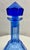 1950s Large Czech Cobalt Blue Faceted Crystal Decanter from Moser, 1857 For Sale - Image 5 of 13