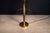 1960s Mid-Century Modern Brass Floor Lamp with Integrated Glass Shelf and Pleated Shade, Italy, 1960s - Lot 902 For Sale - Image 5 of 11