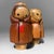 Vintage Kawaii Kokeshi Dolls, Japan, 1970s, Set of 2 For Sale - Image 4 of 7