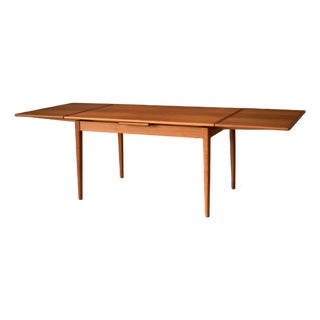 Vintage Danish Modern Niels Otto Moller Teak Extension Dining Table For Sale