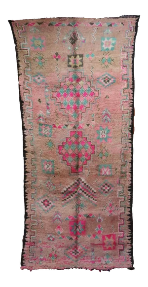 Vintage Moroccan 5x11 Ft Berber Rug