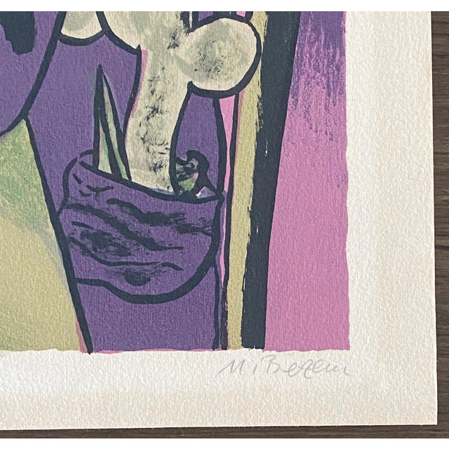 Naftali Bezem, Israeli Surrealist Judaica Abstract Lithograph Naftali Bezem For Sale In Miami - Image 6 of 9