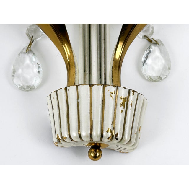 Brass and Glass Sconces from Vereinigte Werkstätten, 1960s, Set of 2 For Sale - Image 18 of 18