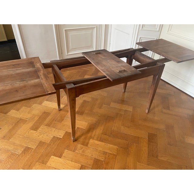 French Extendable Dining Table in Cherrywood For Sale - Image 18 of 18