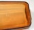 1980s Vintage Set of 2 Anchor Hocking Amber Rectangle Baking Pan Casserole Dishes in Fiber Baskets For Sale - Image 11 of 12