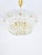 Large Vintage Curved Basket Pendant Light in Brass and Textured Glass by J. T. Kalmar for Kalmar, Vienna, 1950 For Sale - Image 14 of 18