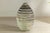 Large Artisan Ceramic Vase with Cream and Brown Striped Glaze For Sale - Image 11 of 12