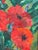 Boulet Red Flower Still Life Painting, Signed For Sale - Image 9 of 12
