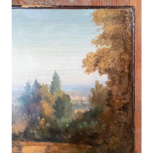 Early 19th Century 19th Century Continental French or Italian Plein Air Landscape Painting For Sale - Image 5 of 12