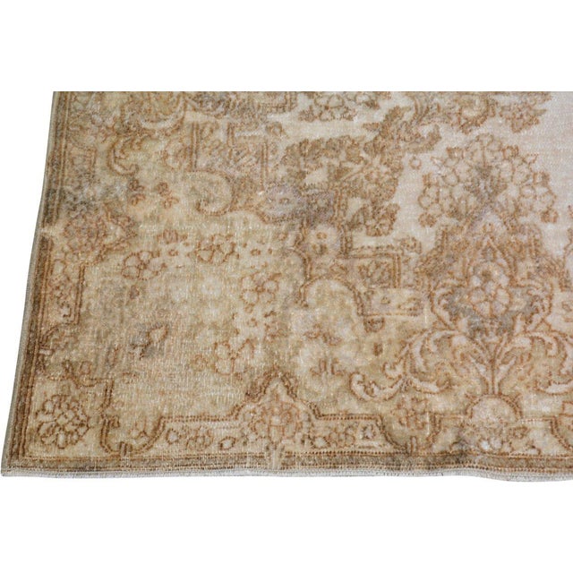 Vintage Turkish Hand Knotted Wool Rug, 4'9''x8' For Sale - Image 4 of 5