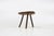 Brutalist French Oak Tripot Stool, 1850 For Sale - Image 10 of 12