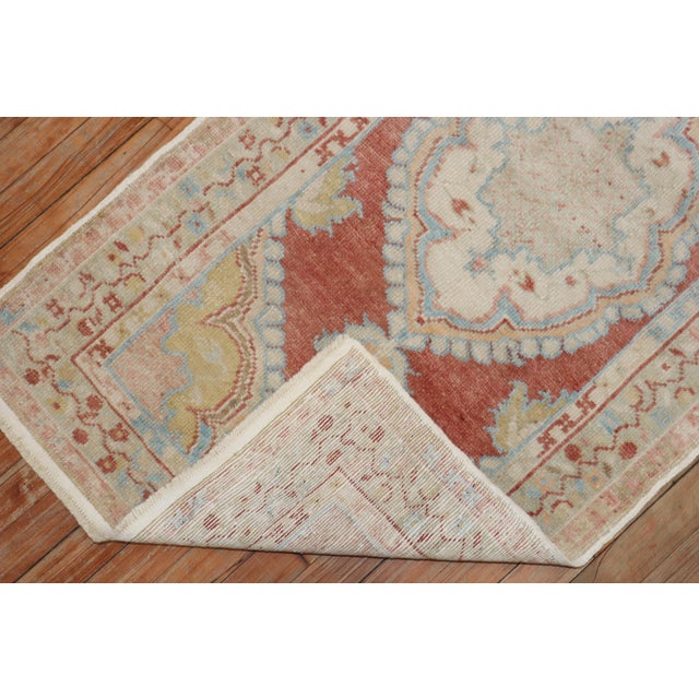 Early 20th Century Vintage Zabihi Collection Turkish Anatolian Scatter Size Rug - 2'6" x 4'2" For Sale - Image 5 of 8