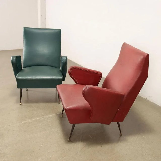 Set of Armchairs, Italy, 1950s For Sale - Image 3 of 12