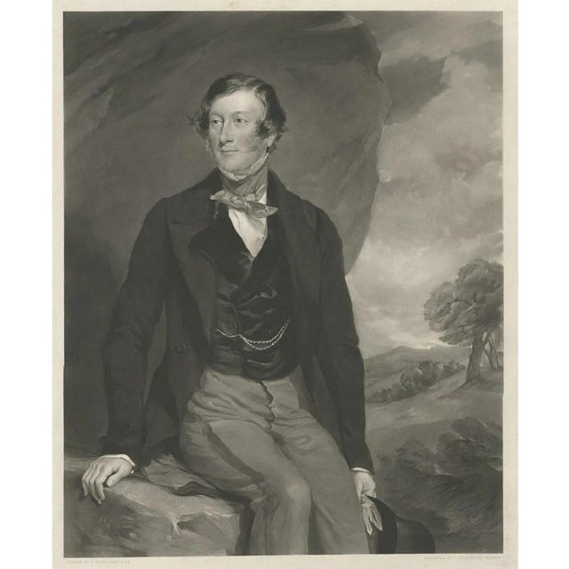 After F. Grant, British Politican Henry Charles Sturt of Crichel House, Dorset, England, 1850, Print For Sale