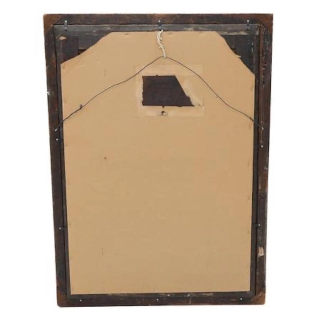 Burnt Umber Antique Portrait of a Young Boy Oil Painting For Sale - Image 8 of 12