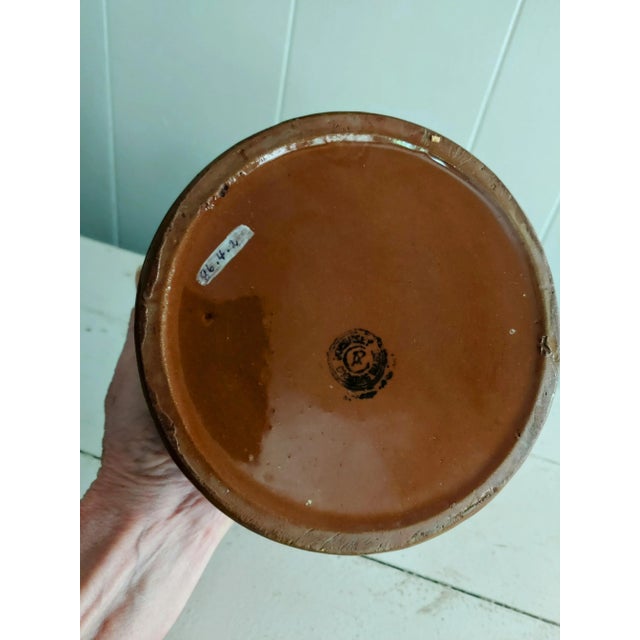 Late 19th Century Antique Stoneware Hanging Salt Box For Sale - Image 5 of 6