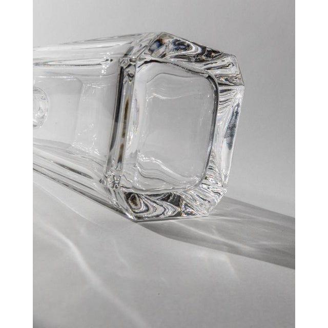 Vintage Clear Murano Glass Decanter, 1990s For Sale - Image 8 of 12
