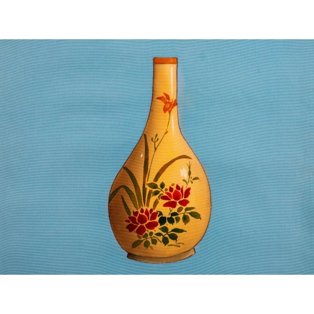 Japanese Ceremonial Silk Wall Tapestry by Renaras For Sale - Image 4 of 4