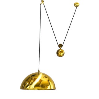 Pendant Lamp with Side Pull from Florian Schulz, 1980s For Sale