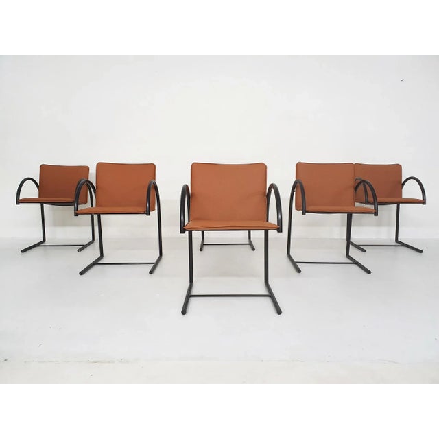 Cirkel 1 Dining Chairs by Karel Boonzaaijer & Pierre Mazairac for Metaform, The Netherlands, 1980s, Set of 6 For Sale - Image 11 of 11