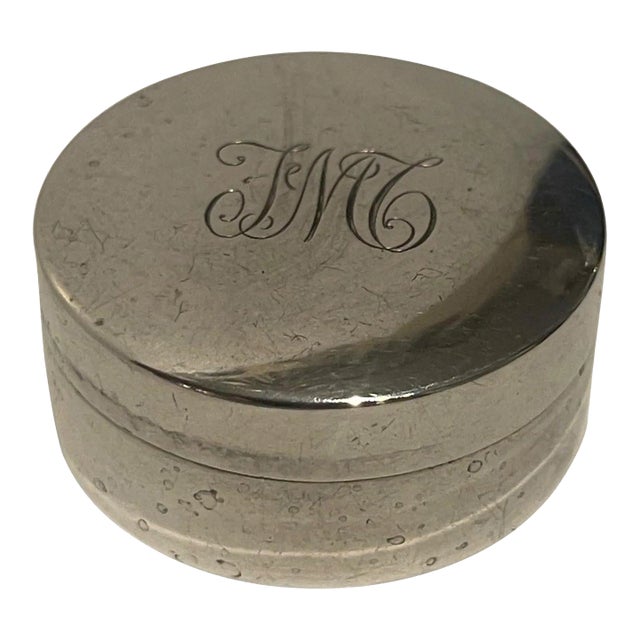 Vintage FIRENZE , G. Ciardetti Artist signed, 800 Silver Pill Box For Sale