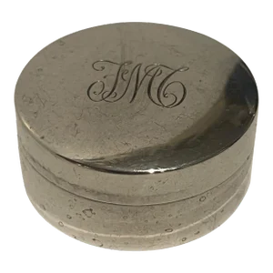 Vintage FIRENZE , G. Ciardetti Artist signed, 800 Silver Pill Box