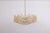 Delicate floral chandelier with crystal glass and gilded brass parts made by palwa, sciolari design germany, 1970s....