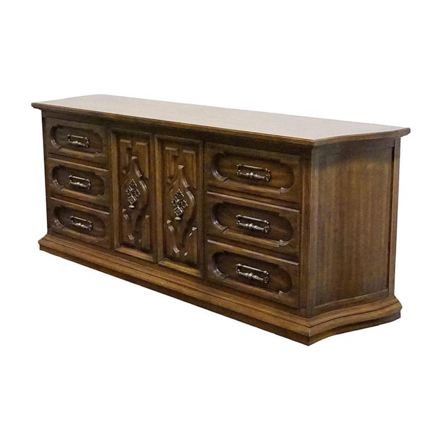 UNIQUE FURNITURE Bolero II Collection Spanish Mediterranean 80" Triple Door Dresser 2824 31.5" High 80" Wide 20" Deep We...
