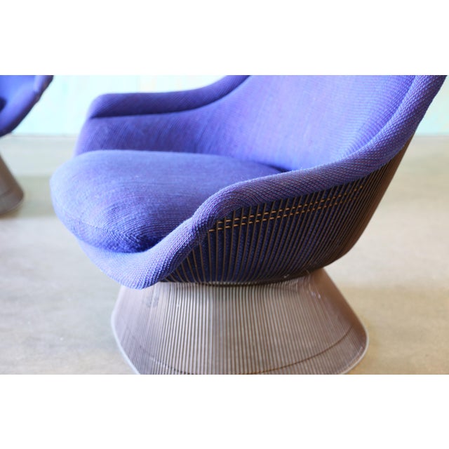 1960s Warren Platner for Knoll Bronze Easy Throne Chairs - A Pair For Sale - Image 9 of 18