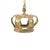 Antique 9k Yellow Gold Crown Charm/Pendant For Sale - Image 4 of 4