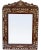 Wood Vintage Moorish-Marquetry Mother-Of-Pearl Adorned Accent Mirror For Sale - Image 7 of 7