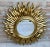 1950s Mid-Century French Sunburst Mirror in Gold, 1950s For Sale - Image 5 of 12