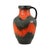 Large Orange Fat Lava Vase from Carstens Tönnieshof, West Germany, 1960s For Sale - Image 11 of 11