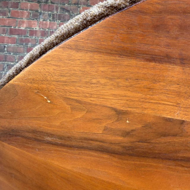 Large George Mulhauser Plycraft Mid-Century Modern Walnut "Cone" Swivel Lounge Chair For Sale - Image 9 of 12