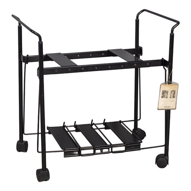 Vintage Teulada Trolley by Lluis Clotet and Oscar Tusquets Blanca for Zanotta, 1990s For Sale