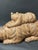 Vintage Large Hand Carved Wooden Bear and a Cub Sculptural Figure For Sale - Image 11 of 11